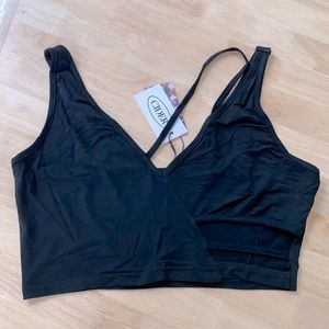 Cider Black Crop Top Size Small (NWT!)